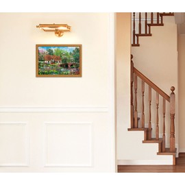 300 Piece Jigsaw Puzzle Swan Pond Garden (26x38cm)