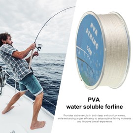 Water Soluble Fishing String, Fishing String Tape Tool for Freshwater, Outdoor Fisherman Casting Gear for Sea Pond Lake Saltwater Freshwater