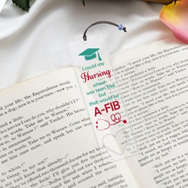 Nurse Graduation Gifts Acrylic Bookmark for Students Teen Boys Girls Son Daughter Nursing School Medical Student Graduation Gifts for RN Nurse Doctor Birthday Christmas Nurse Week Gift