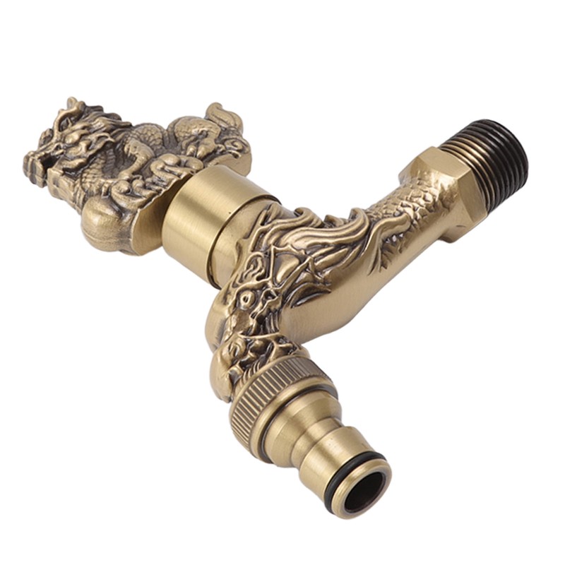 Water Faucet Copper Tap G1/2 Female Thread Home Decoration for