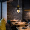 Crzpchas Vintage Lampshade Pendant Lamp Outdoor Pendant Lamp with Plug