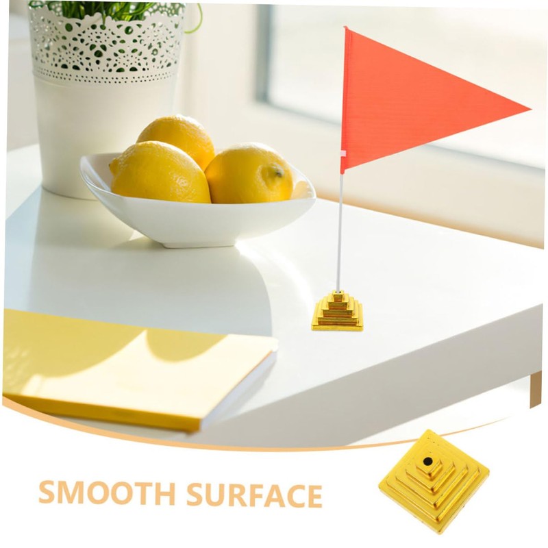Outanaya 10pcs Flag Holders for Decoration Durable Small Desk Flag