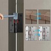 2PCS Hinges Gap Adjusting Wrench, Door Hinge Adjustment Key, for