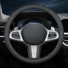 HAOTULE - Funda de piel para volante de coche, universal,