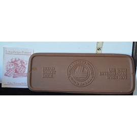 Longaberger Pottery Bread Basket Brick