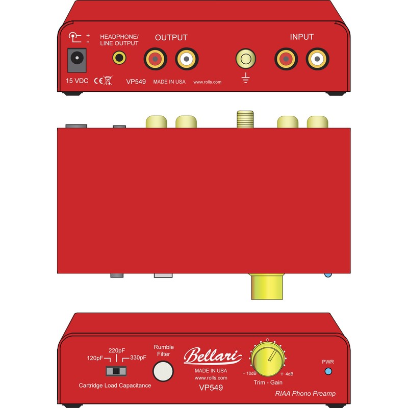 Rolls Bellari VP549 Phono Preamplifier