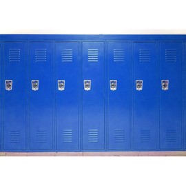 Baocicco 10x8ft Blue School Cabinet Backdrop for Photography Wardrobe School Locker Photography Background Changing Room Decor School Locker Themed Party for Teenager Students Studio Props