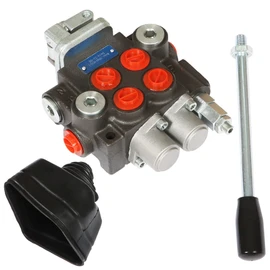 waltyotur Hydraulic Directional Control Valve 3600 PSI, 2 Spool 11 GPM Hydraulic Loader Valve, BSPP Ports, Directional Control Valve For Tractors Loaders Tanks