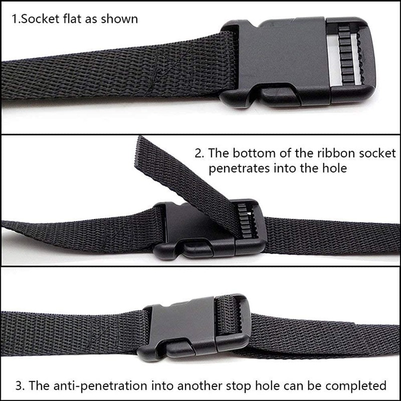 Luggage Strap, Pack of 4 Luggage Strap, Adjustable Suitcase Strap,