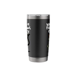 Angry Hungry Kitten Funny Food Bowl Empty Meme Cat Stainless Steel Insulated Tumbler