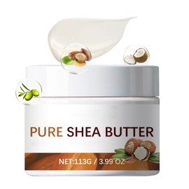 Sheabutter Bio für Kosmetik - Bodylotion Damen - Shea Butter Creme für Gesicht & Körper- Körperlotion für Sehr Trockene Haut - Shea Body Butter for Women mit Jojobaöl & Kokosöl & Hyaluronsäure