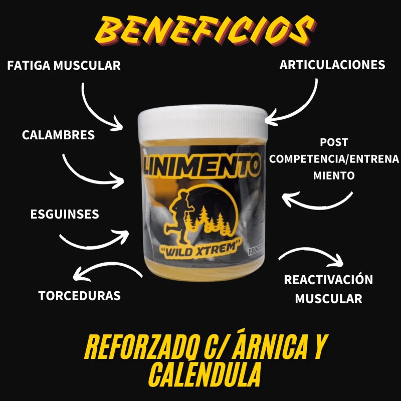 Linimento Deportivo Wild Xtrem 130g Calor Muscular-1 Pza