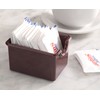 New Star Foodservice 28454 Plastic Sugar Packet Holder, Brown, Set