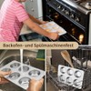 Herogo Stainless Steel Muffin Baking Mould for 6 Muffins, 29