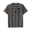 Crayon Shin-chan Kazama-kun Visual Test T-Shirt, grey (grey marl), S