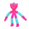 4PCS Telescopic Suction Cup Toy Cartoon Reduce Pressure Plastic Shape