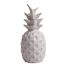 HAUCOZE Pineapple Statue Decor Modern Sculpture Home Gifts Table Centerpiece Crafts Ceramic Arts 23cm