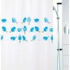 Spirella Anti-Mould Shower Curtain "Birds" Anti-Bacterial, Washable, Waterproof PEVA 180