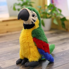 Uposao Plush Parrot Plush Toy Soft And Comfortable, Cute Stuffed Animal Plush Parrot Doll Stuffed Parrot Toys Gifts For Girls Boy Children,25cm