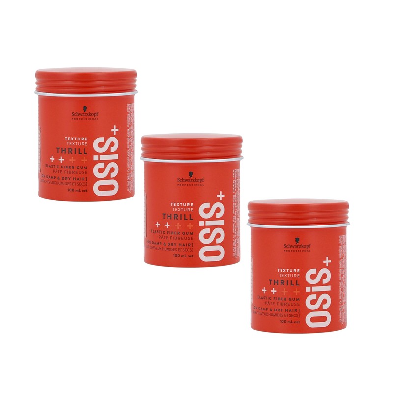 Schwarzkopf OSiS Thrill Fiber Gum 3 x 100 ml SET