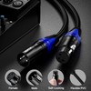 EBXYA XLR Microphone Cable 5m/16.4ft 4-Pack - 3-Pin Balanced Shielded