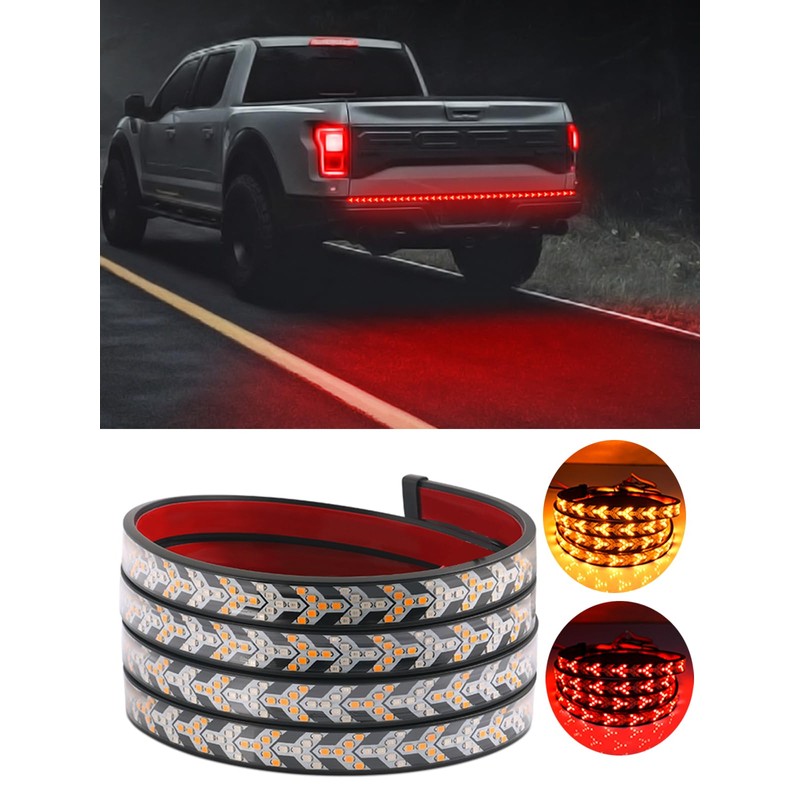 TOPKU LED Pickup Truck Tail Light Strip,Truck Tailgate Dynamic Light