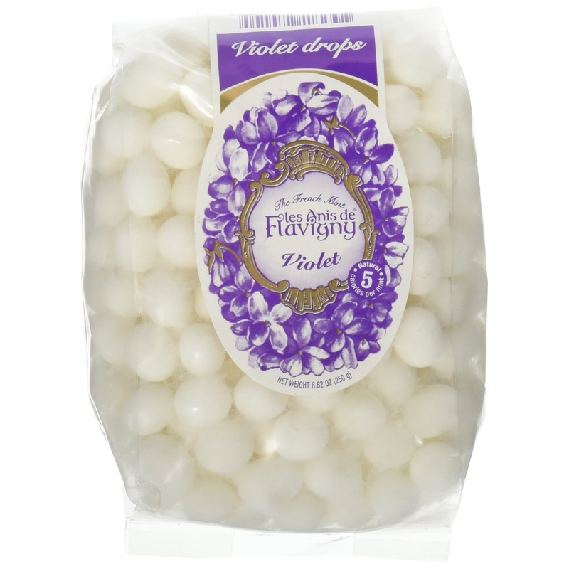 Violet Abbaye De Flavigny Anise Drops All Natural Bulk 8.82