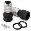 Impact Driver Socket Adapter Hakkin 1/2 Square Drive to 1/4