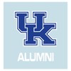 Craftique Kentucky Decal (BLUE/WHT UK ALUMNI DECAL (5"), 5 in)