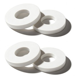 PP835-41 Universal Toilet Seat Hinge Washers, Fits 7/16-Inch Mounting Holes,Suitable for TOTO,Kohler, American Standard and Other Major Toilet Brands,White(4 pcs)