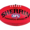 Sherrin AFL Super Soft Touch Football, Red, Size 3