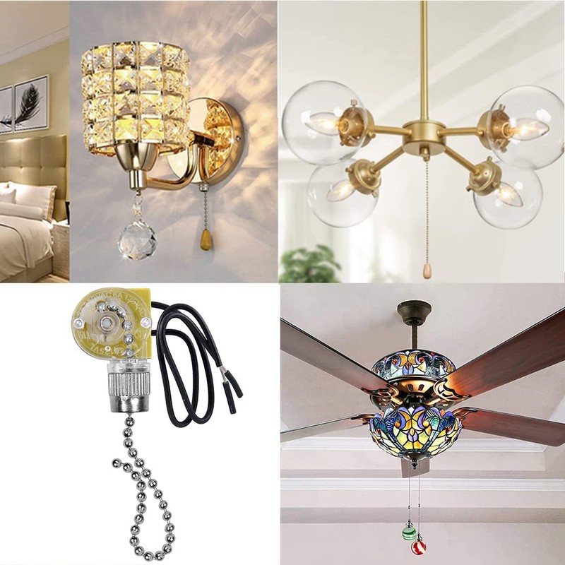 Akahttbn Ceiling Fan Switch Zing Ear ZE-109 Two-Wire Light Switch