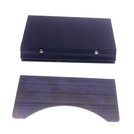 TUOREN Fingerboard Scraper + Clamp Set Violin Fingerboard Holder Violin Making Luthier Tools 3pcs