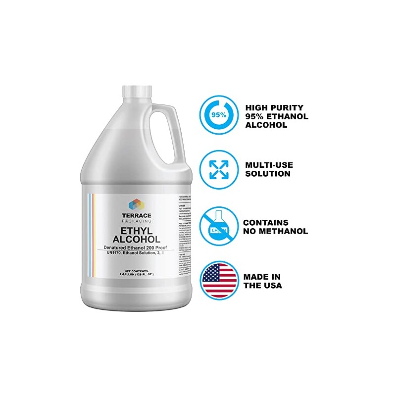 Active Element Ethanol Alcohol 95% Denatured – 4 Gallon -
