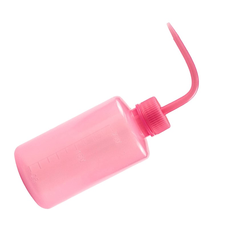 Eyelash Cleaning Bottle, Elbow Spout Empty Plastic Squeeze Wash Bottle