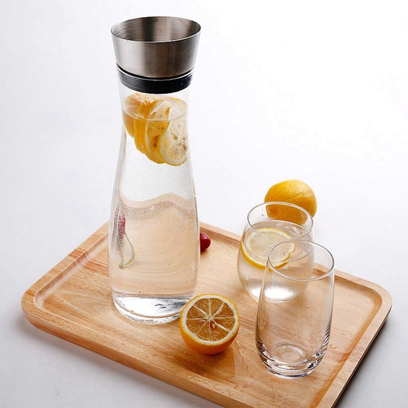 Juice Bottles, Transparent Water Bottle, 1.2 L Acrylic Transparent Bottle,