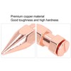 5Pcs Clothing Spikes 8x26mm Hex Rose Gold Strong Copper Punk