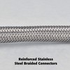 Plumb Pak 16" Lead-Free E-Z Faucet Supply Tube, Stainless Steel