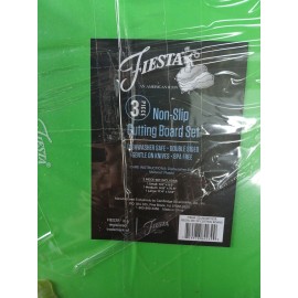 Fiesta Three-piece Non-slip Cutting Board Set
