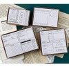 Wooden Stamp Set, Notebook, Seal, 4 Wooden Stamps, Daily Records,