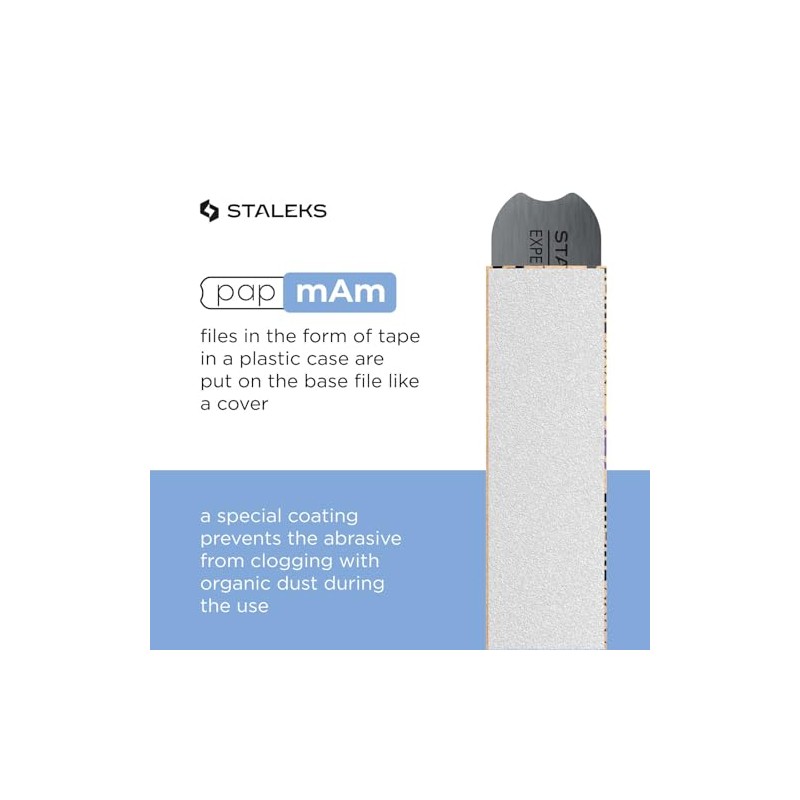 STALEKS PRO Recambio de Lima de Uñas Blanca - 80