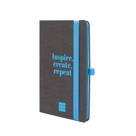 Finocam – Plain Inspire Design Notebook, Soft Cover, Micro-Perforated Pages, Elastic closure, Pen Loop, 144 Pages