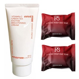 Innisfree Large Capacity Vitamin C Blemish Toning Cream Capsule Moisture Cream (80mL + 2 scented soaps) / 이니스프리 대용량 비타민C 잡티토닝크림 캡슐 수분크림 (80mL+향기비누 2개)