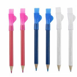 HIGHROCK 6 Pcs Tailor's Chalk, 3 Colours sewing chalk pencils Fabric Marker Chalks for Crafting, Sewing, Fabric Marking