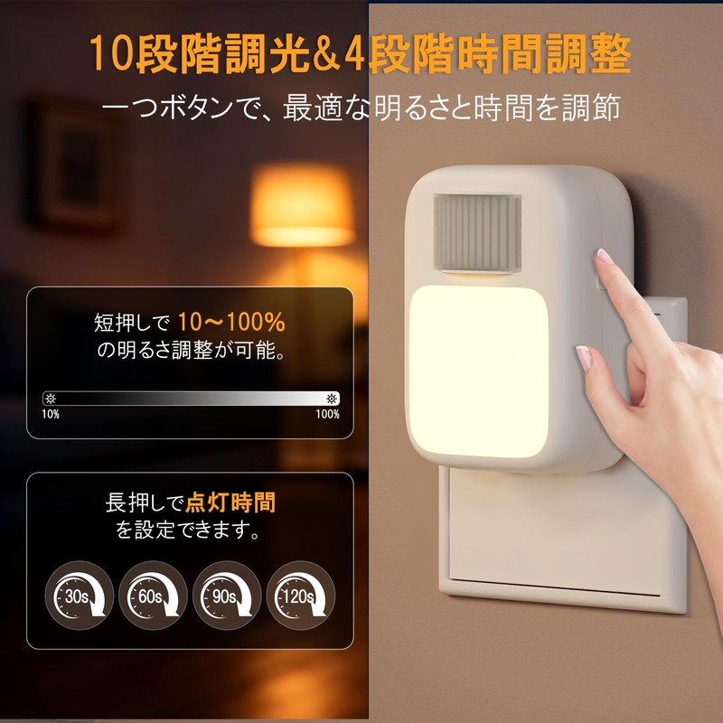 LUTW Motion Sensor Light, Indoor LED Night Light, Outlet (2025
