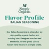 Simply Organic Italian Seasoning, 0.95 Ounce, Organic Herbs, Oregano, Majoram,