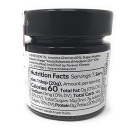 Casa Forcello Sour Cherry Compote With Modena Balsamic Vinegar, 4.94 OZ