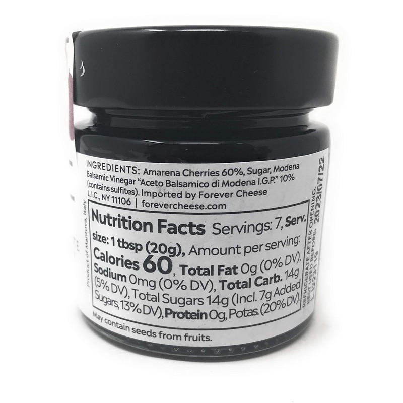 Casa Forcello Sour Cherry Compote With Modena Balsamic Vinegar, 4.94