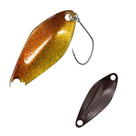 FTM Spoon Tremo 2.9 cm - Trout Blinker for Ultra Light Fishing for Trout, Trout Bait for Spin Fishing, Spinner Bait, Blinker, Colour: Brown/Red/Brown, Weight: 2, 3 g