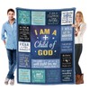 Kendt Christian Gifts for Men,Dad,Son,Him,Christian Throw Blanket,Inspirational Religious Graduation,Birthday Gifts